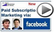 Paid Subscription Marketing Via Facebook Webinar